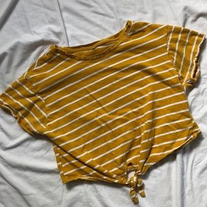 Striped Crop Top
